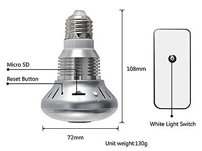 Telebrands WiFi Camera Bulb