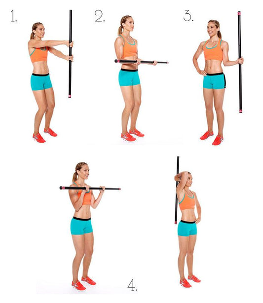 Dumbbell Plate Rod 3 Feet